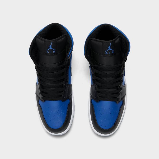 Air jordan 1 discount mid bleu et noir