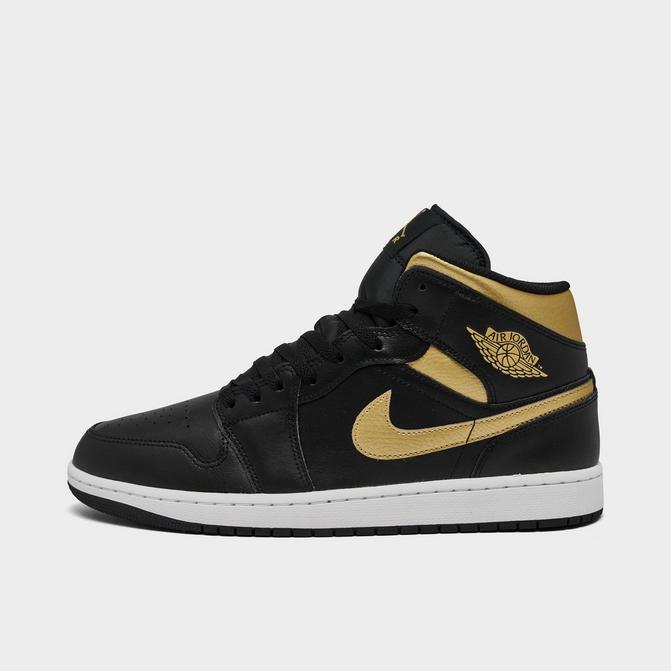 Men's air jordan retro 1 mid premium basketball shoes best sale