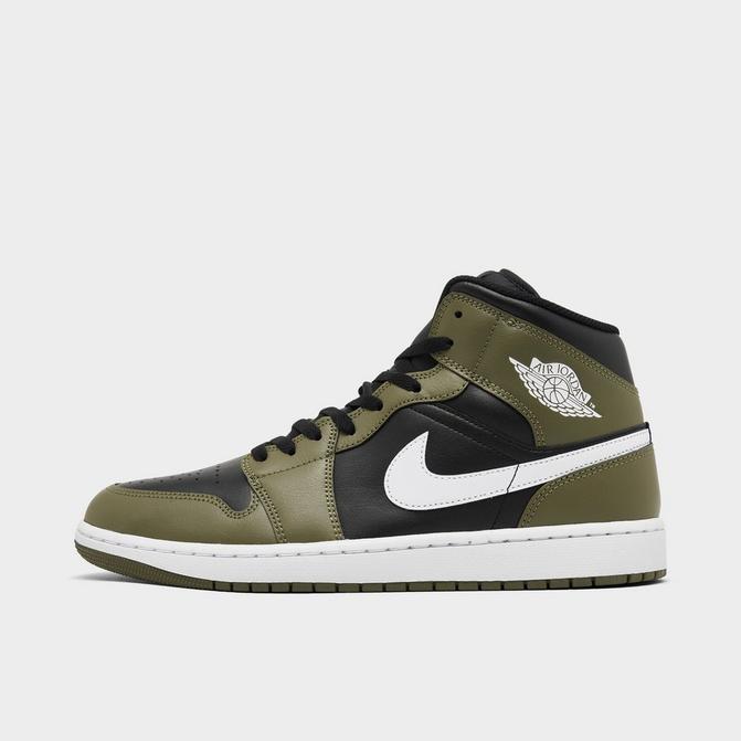 Men s Air Jordan Retro 1 Mid Casual Shoes Finish Line