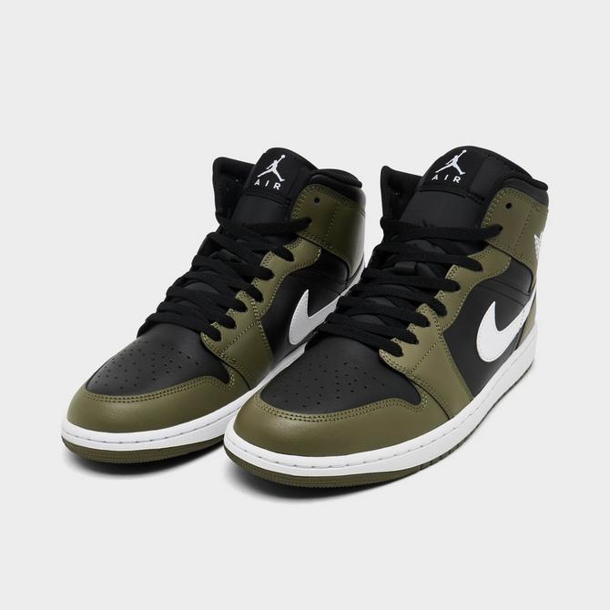 Shops air jordan 1 mid dark olive