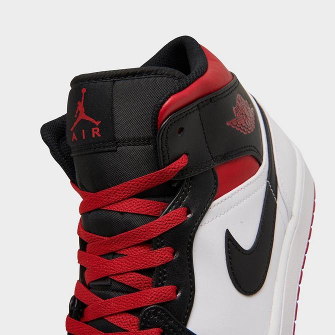 Jordan retro 1 outlet red white and black