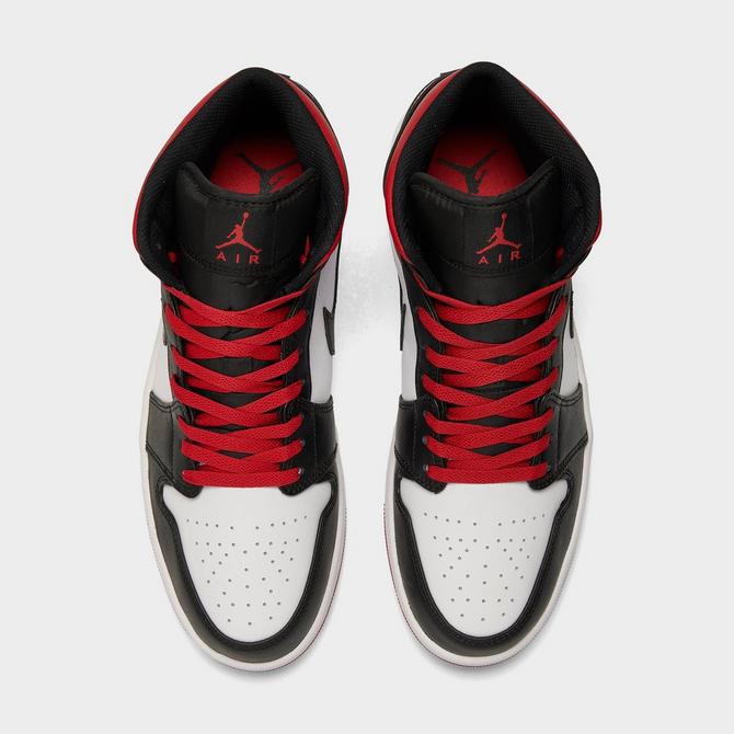 Air jordan retro hot sale 1 red white black