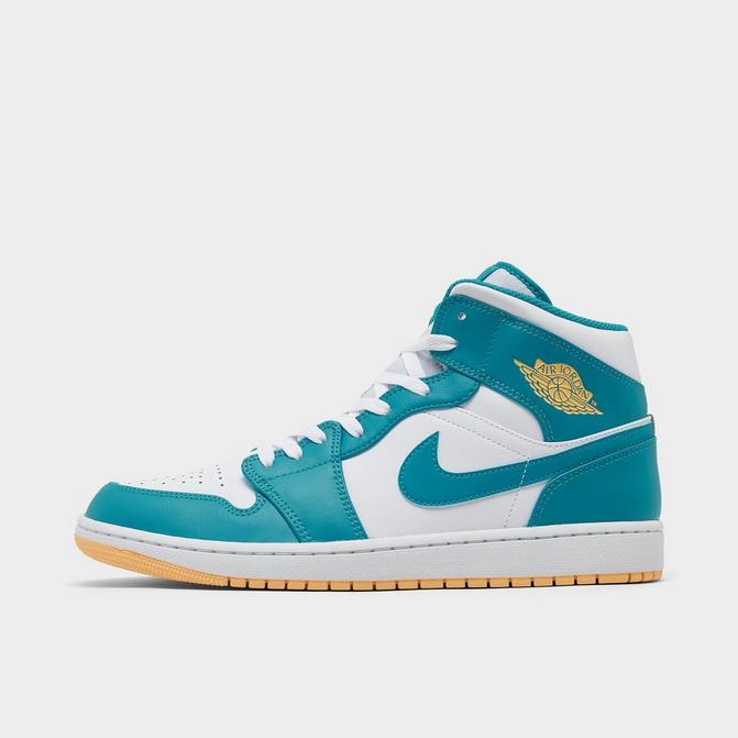 Jordan retro 1 blue white and gold sale