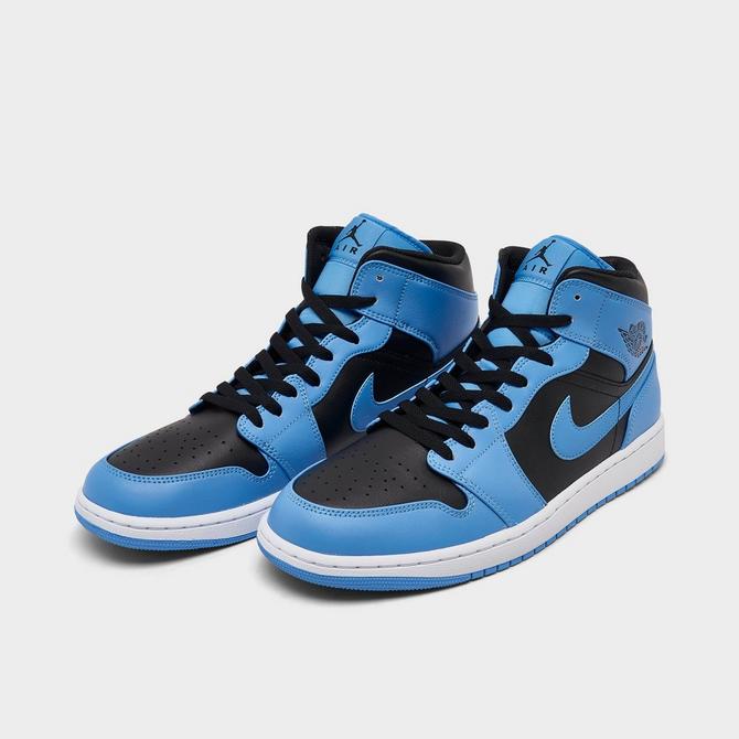 Air Jordan 1 Mid 'University Blue Black' 10.5