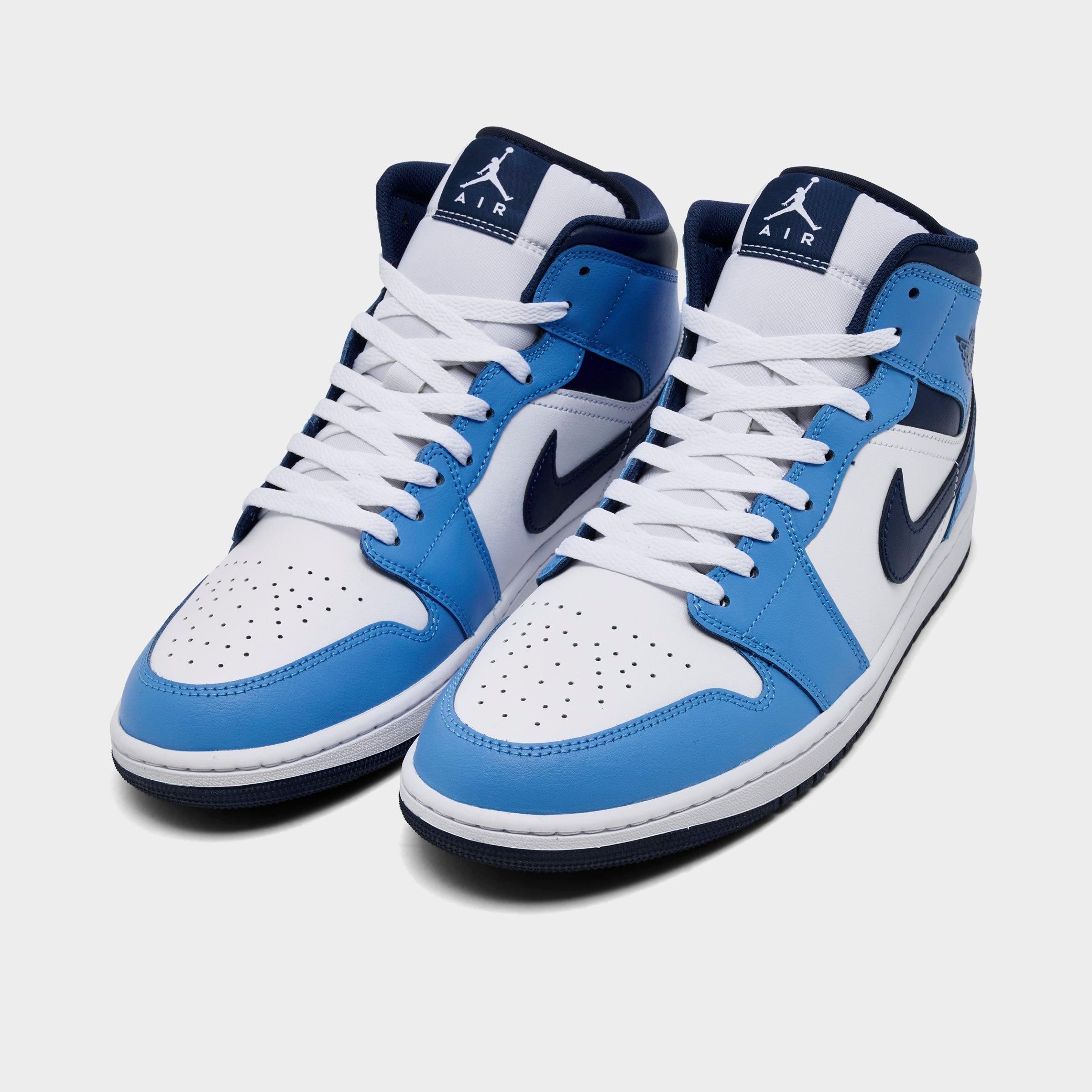 Men's Air Jordan Retro 1 Mid Casual Shoes | Finish Line