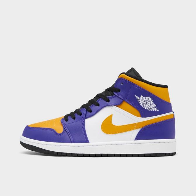 men's air jordan retro 1 mid se casual shoes