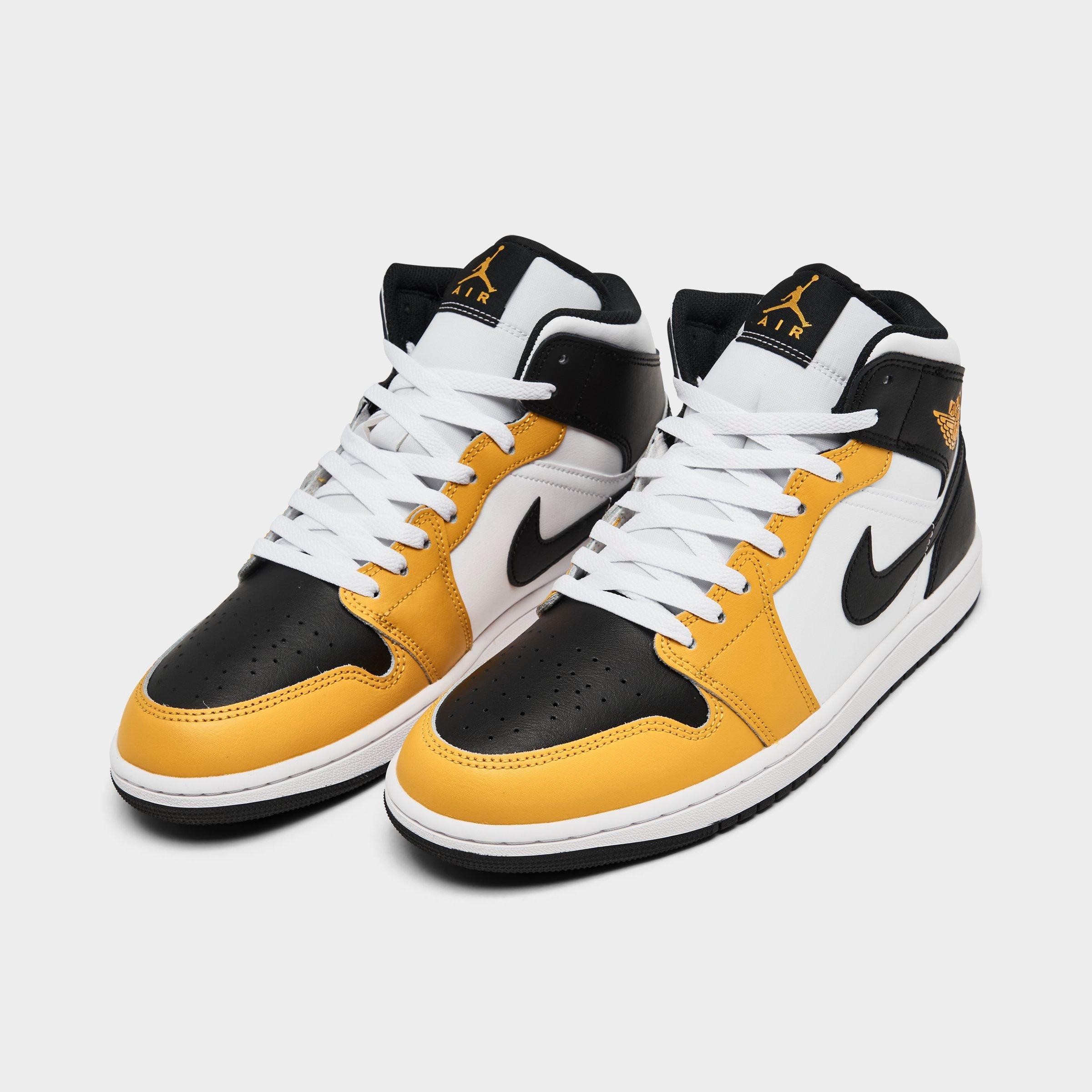 Men's Air Jordan Retro 1 Mid Casual Shoes| Finish Line