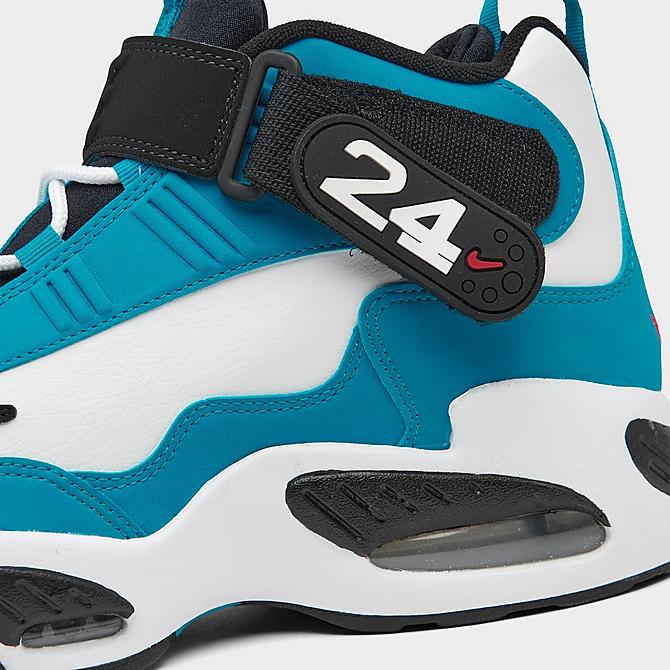 Front view of Men's Nike Air Griffey Max 1 Training Shoes in Aquamarine/White/Black/Black Click to zoom