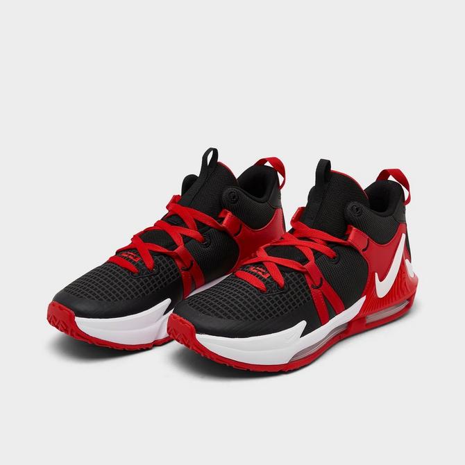 Nike LeBron Witness 7 Big Kids' Basketball Shoes Black/White/Anthracite