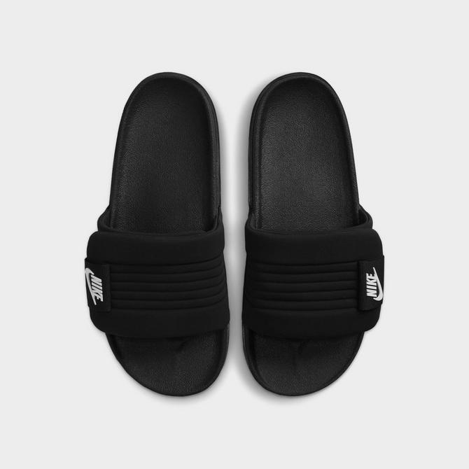 Nike offcourt men's slides hot sale black