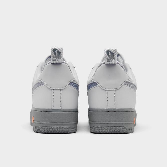 Men's Size 12 Nike Air Force 1 '07 LV8 Carbon Fiber White Black Teal  DR0155-100