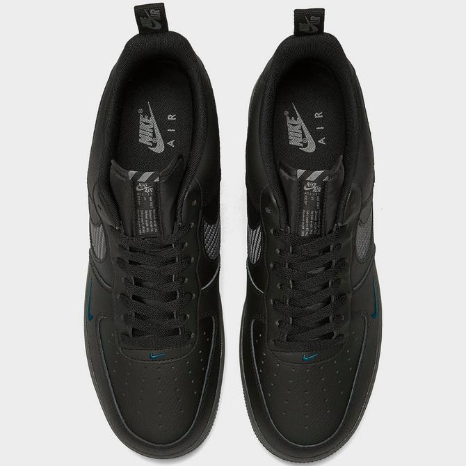 Nike Air Force 1 '07 LV8 Shoes Carbon Fiber White Black Teal DR0155-100  Men's