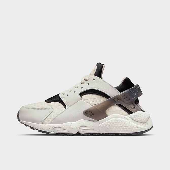 Right view of Women's Nike Air Huarache Crater PRM Casual Shoes in Phantom/Black/Light Orewood Brown/Sail Click to zoom