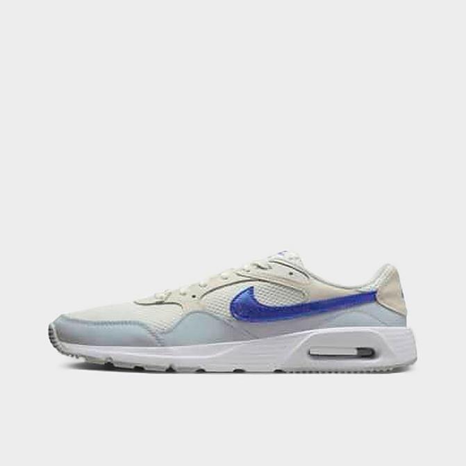 Womens Air Max SC Casual Shoes in Blue/Off-White/Sail Size 5.0 Leather Finish Line Women Shoes Flat Shoes Casual Shoes 