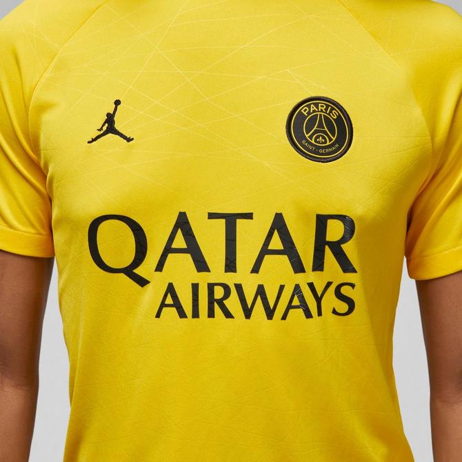 Jordan Paris Saint-Germain 2023/24 Stadium Force Jersey Black/Tour Yellow