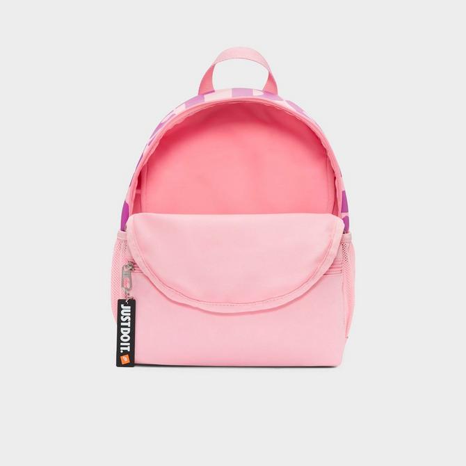 Nike Just Do It Brasilia Mini Backpack Travel Play Rose Pink Blk Dm0046-630