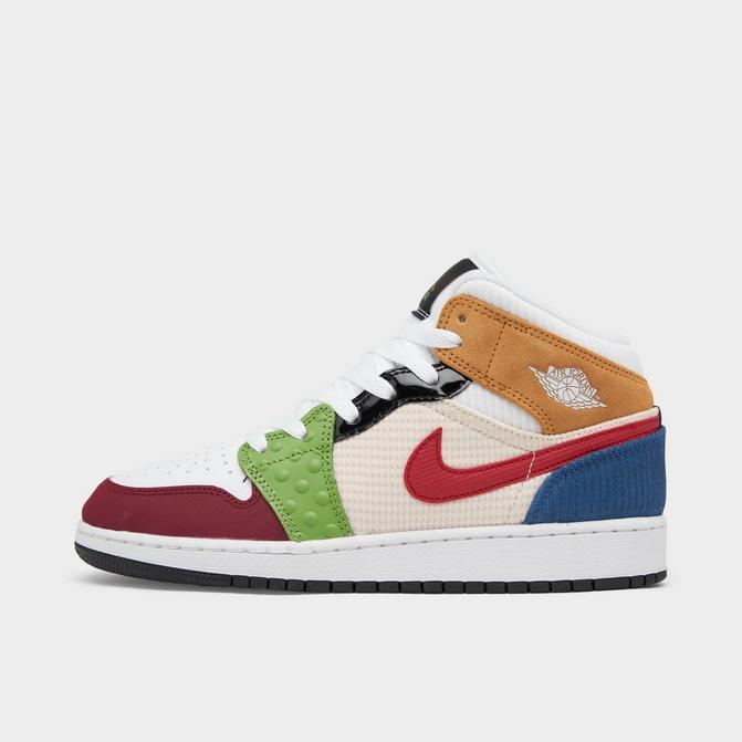 kids air jordan 1 mid retro basketball shoes