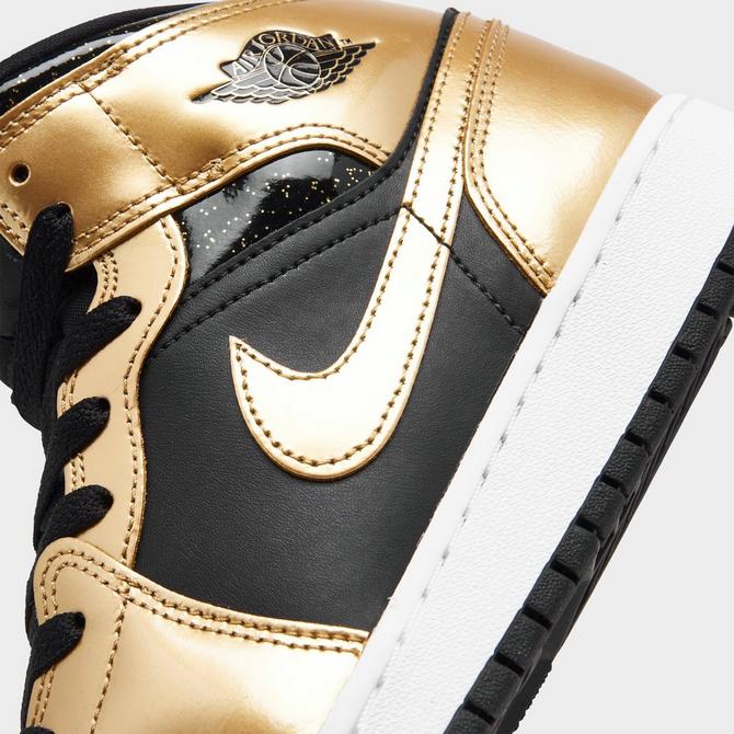 Jordan 1 Mid Metallic Gold Shirts and Clothing