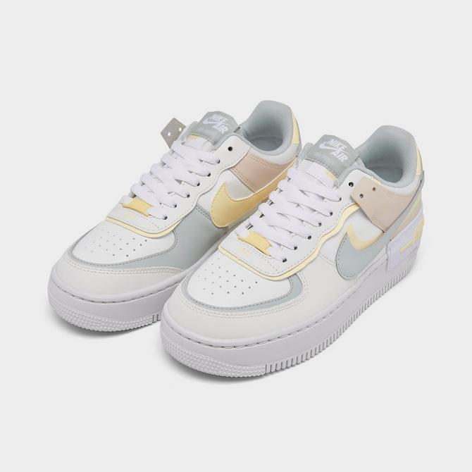 Nike Air Force 1 Shadow Sail/Light Silver/Citron Tint Women's Shoes, Size: 9.5