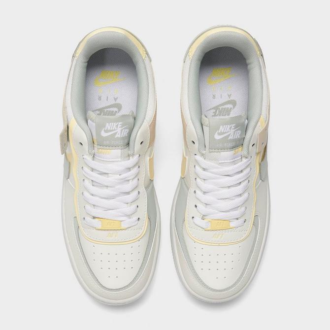 Nike Air Force 1 PLT.AF.ORM White Yellow Ochre (Women's)