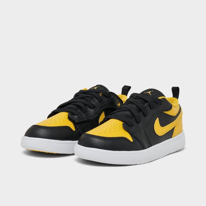 Air jordan retro on sale black and yellow