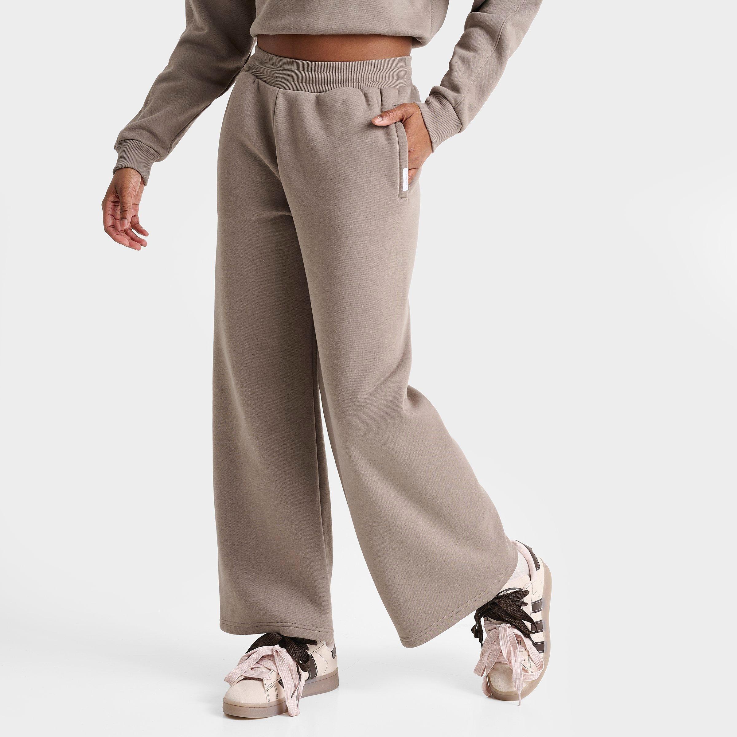 Women's DAILYSZN Fleece Wide Leg Jogger Pants | Finish Line
