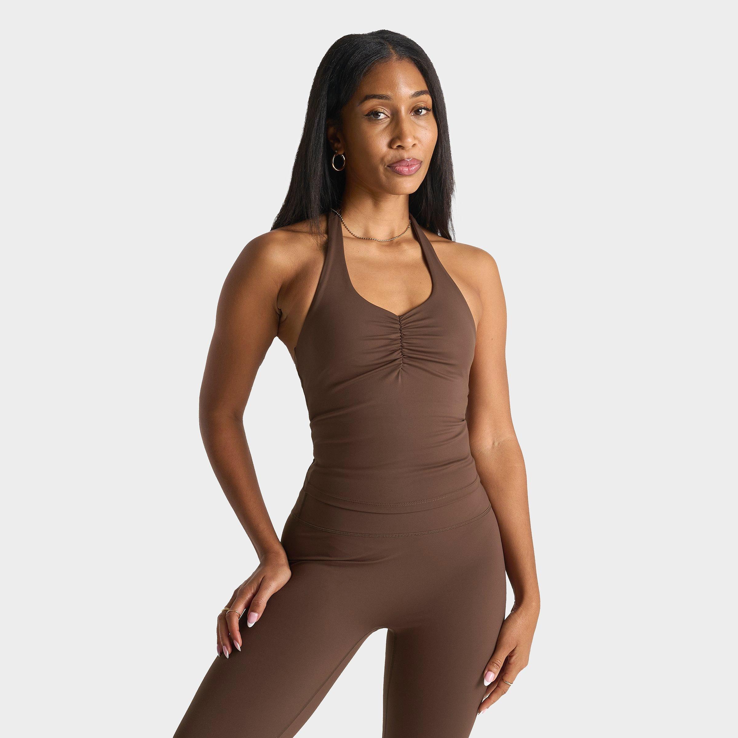 Women's DAILYSZN Ruche Halter Top | Finish Line