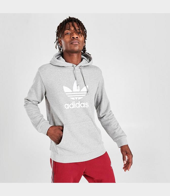 Men's adidas Originals Trefoil Hoodie المرجان الناري Men's adidas Originals Trefoil Hoodie المرجان الناري
