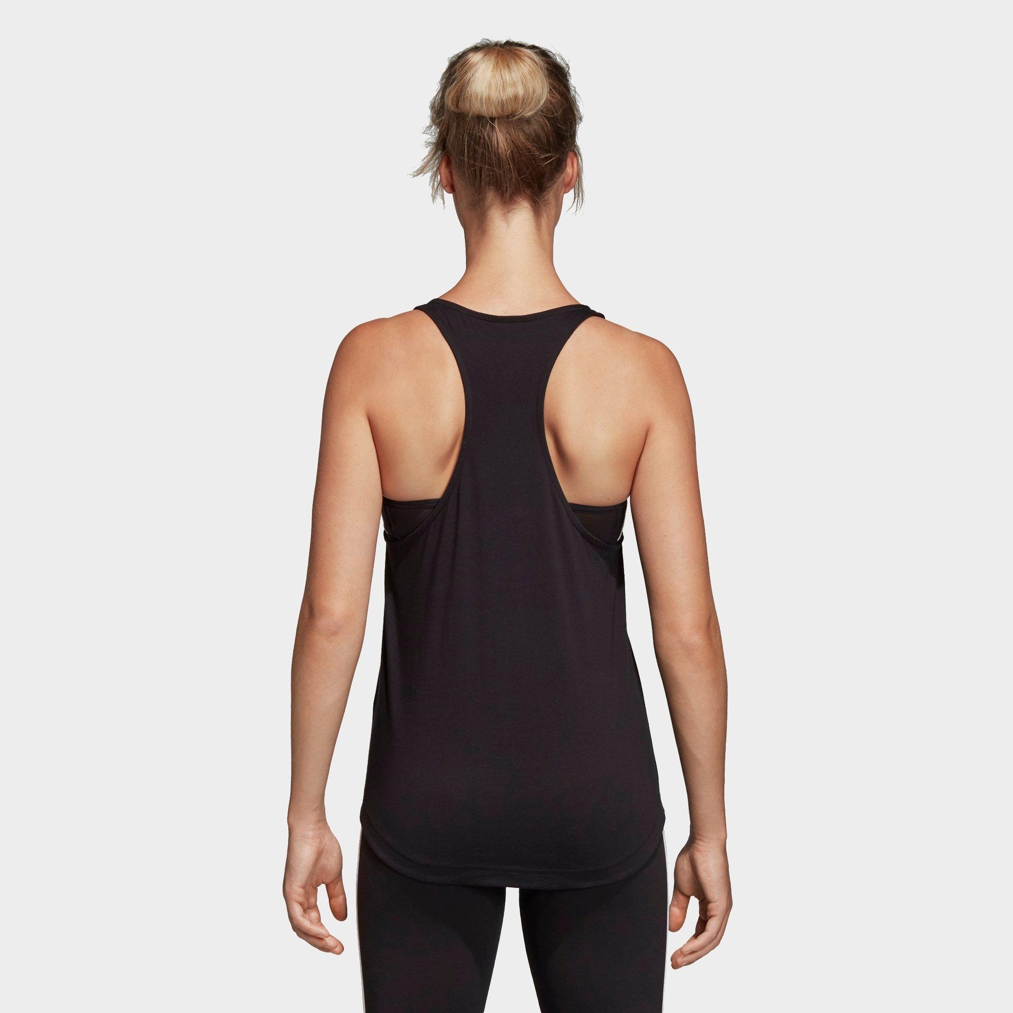 adidas essentials 3 stripe tank top ladies