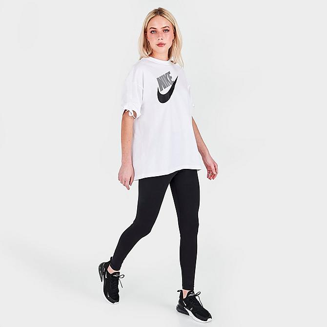 Front Three Quarter view of Women's Nike Sportswear Dance T-Shirt Click to zoom