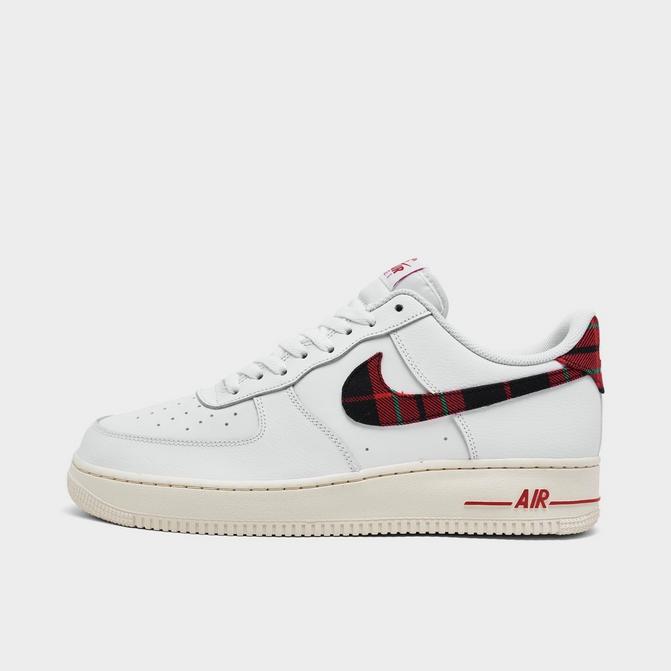 Nike Air Force 1 Low '07 LV8 'Plaid' White/University Red DV0789-100