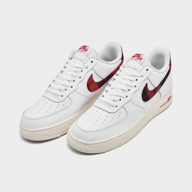 Vervormen het laatste Ontevreden Men's Nike Air Force 1 '07 LV8 SE Plaid Swoosh Casual Shoes| Finish Line