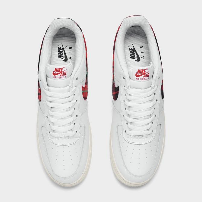 Men's Nike Air Force 1 '07 LV8 SE Plaid Swoosh Casual Shoes| Finish Line