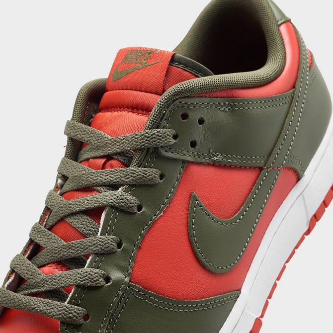 Official images of the Nike Dunk Low “Mystic Red” in Freddy