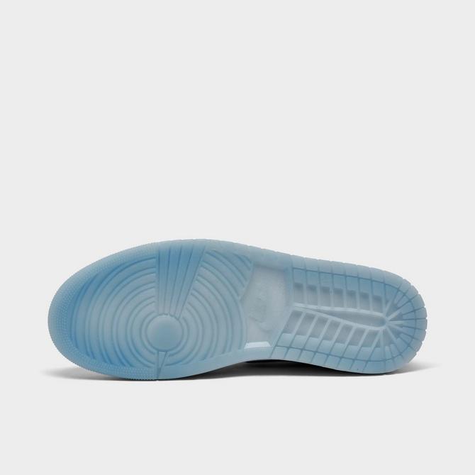 Ice blue store bottom jordans