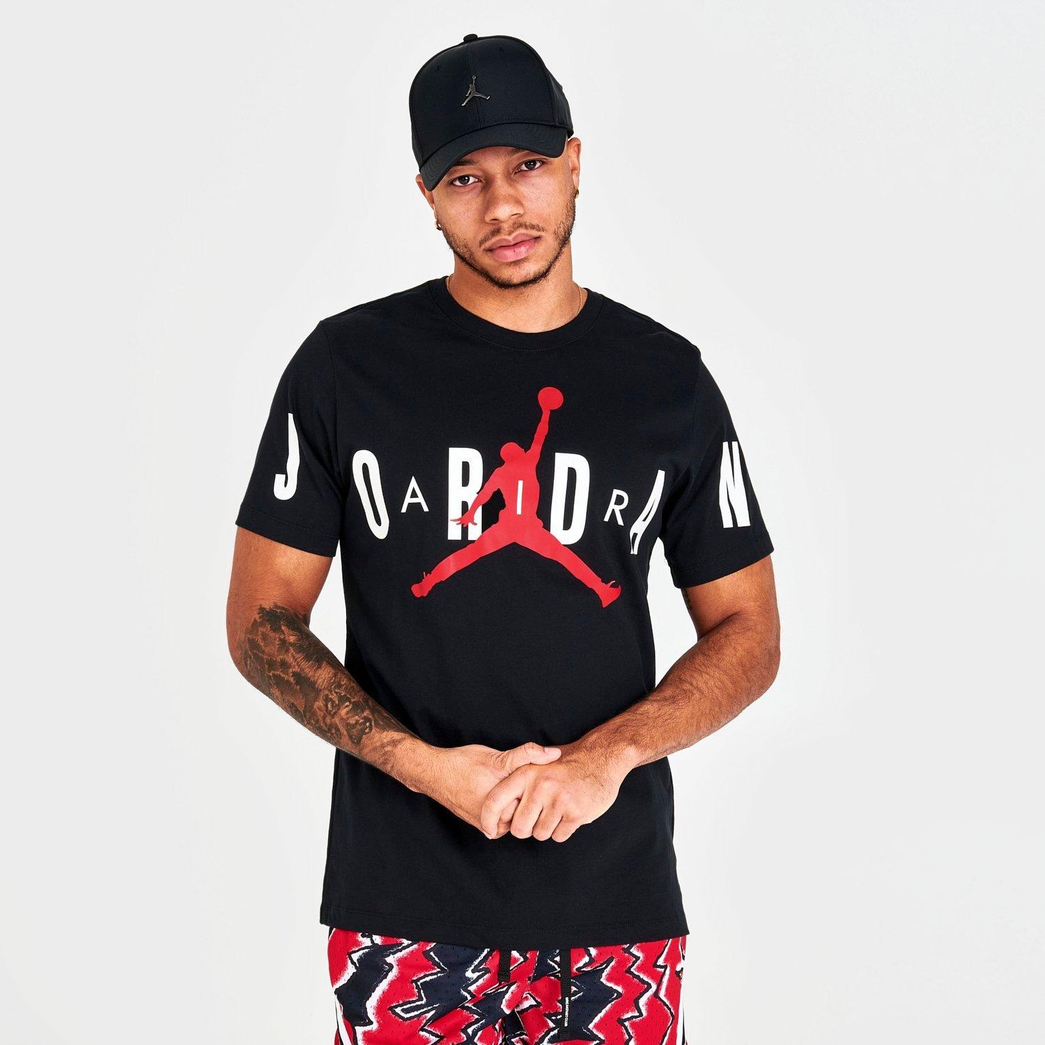 white and black lining t shirt