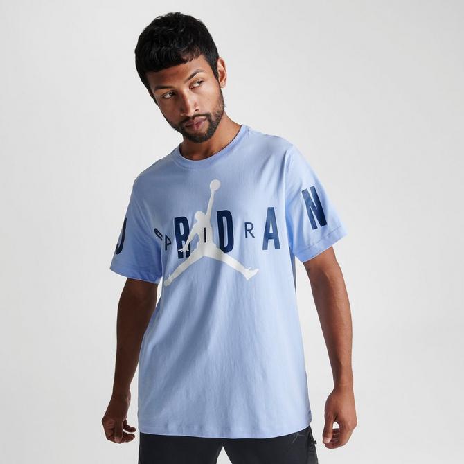 White and navy hot sale blue jordan shirt