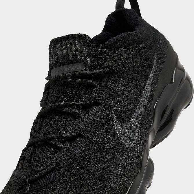 Vapormax flyknit clearance black and black