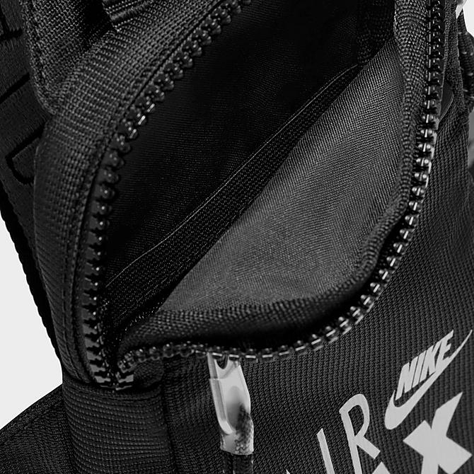 Alternate view of Nike Sportswear Essentials Air Max Crossbody Bag in Black/Black/Metallic Silver Click to zoom