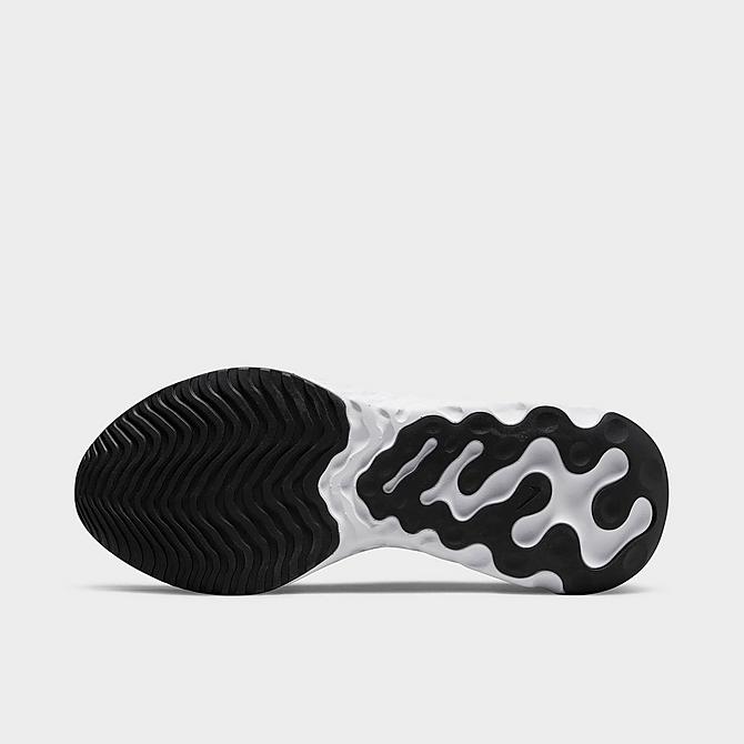 Bottom view of Men's Nike React Phantom Run Flyknit 2 Running Shoes in Sail/Black/White/Light Bone Click to zoom