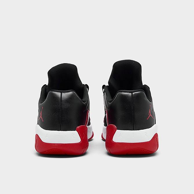 Left view of Women's Air Jordan 11 CMFT Low Casual Shoes in Black/Gym Red/White Click to zoom