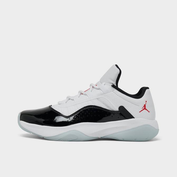 Jordan 11 white hot sale and black low