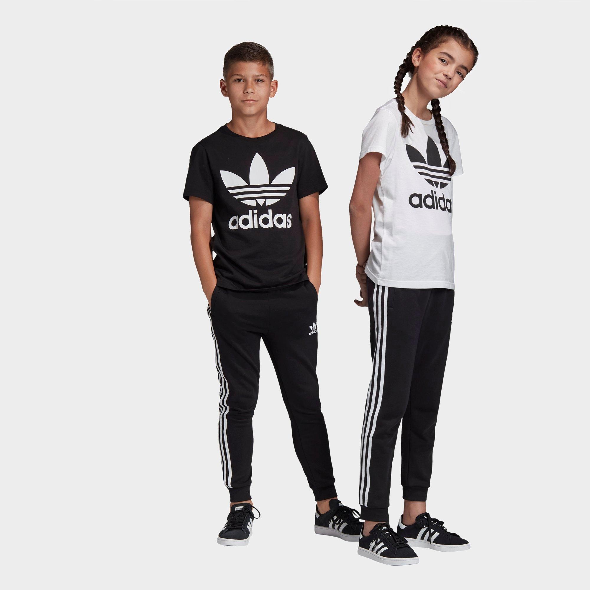 white adidas pants kids