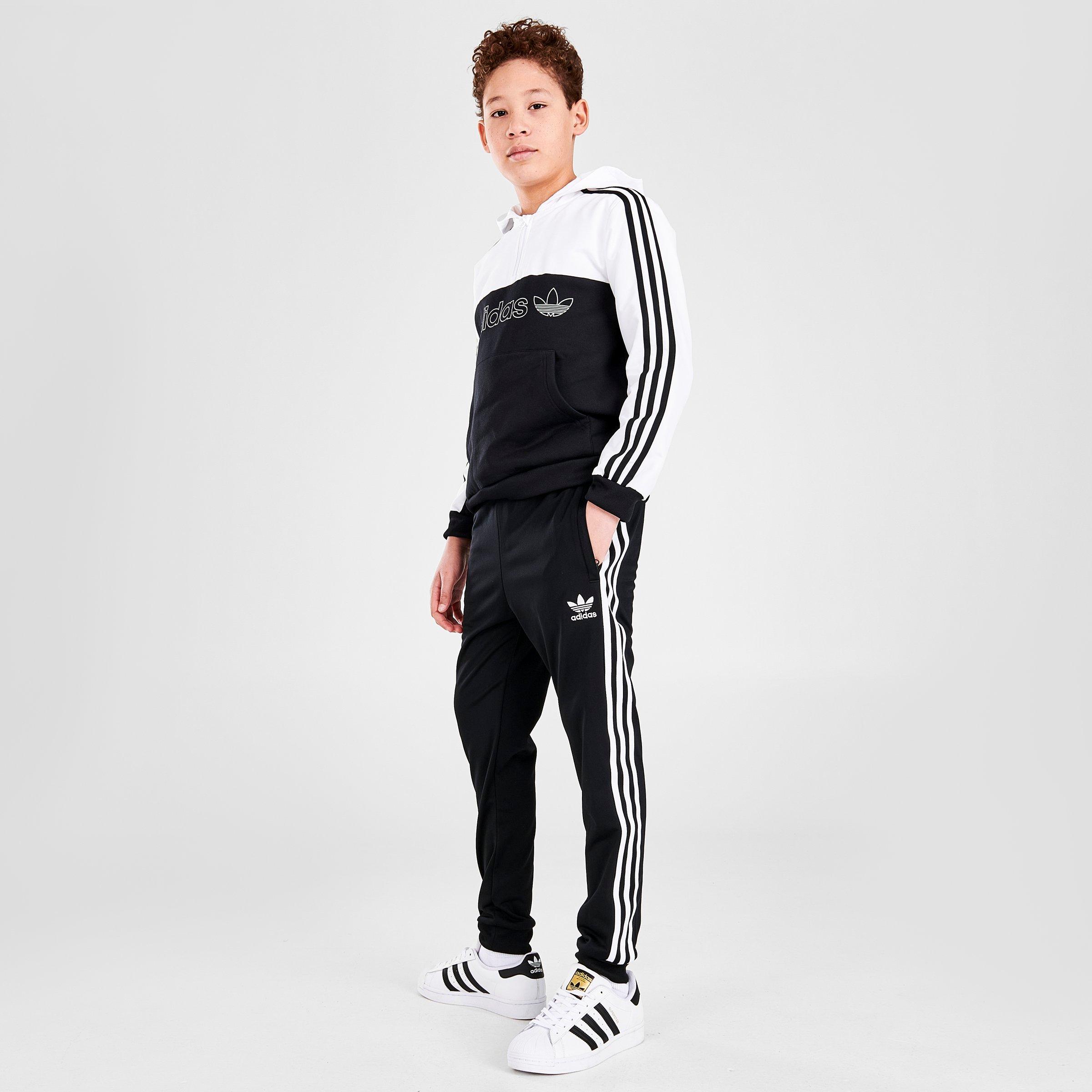 adidas track pants and shirt