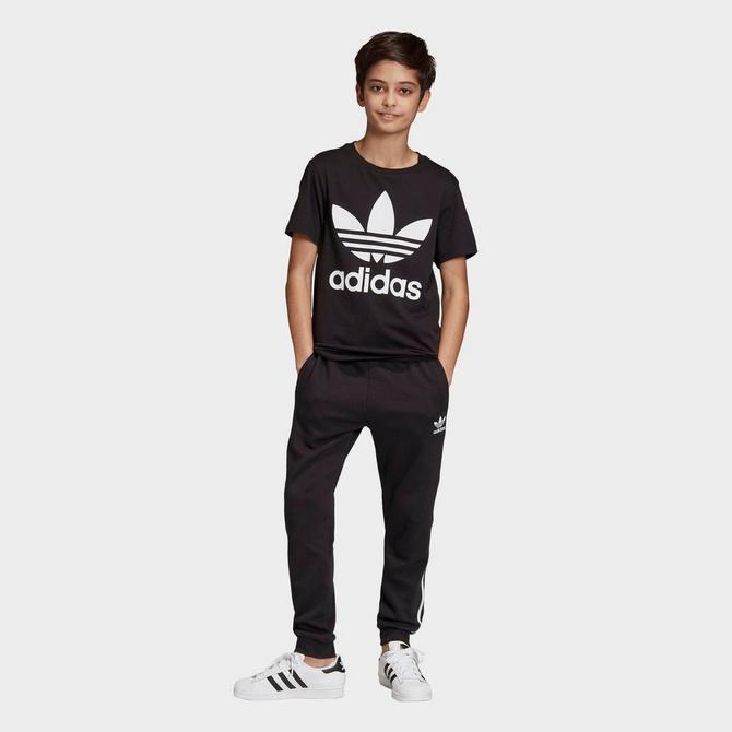 Grey adidas Originals Girls' Repeat Fade Trefoil Leggings Junior