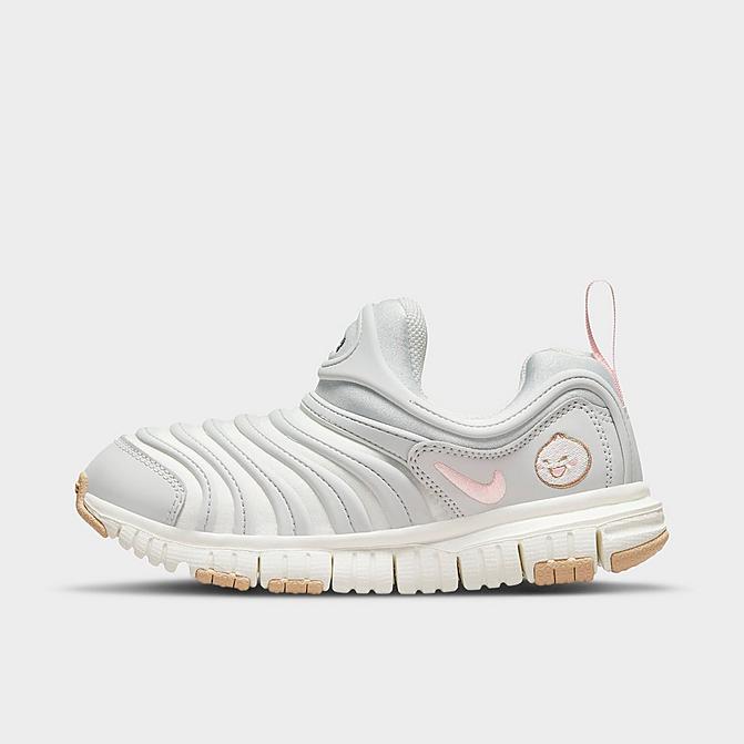 Right view of Little Kids' Nike Dynamo Free SE Casual Shoes in Sail/Grey Fog/Sesame/Atmosphere Click to zoom
