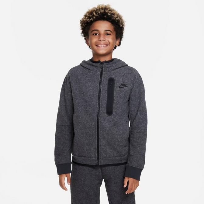nike tech fleece grey and black hoodie