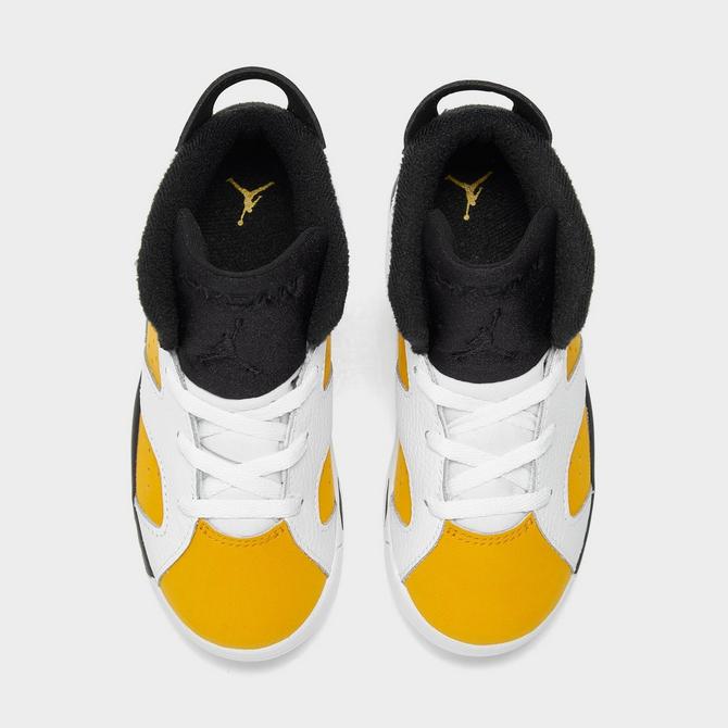 Black and store yellow jordans toddler