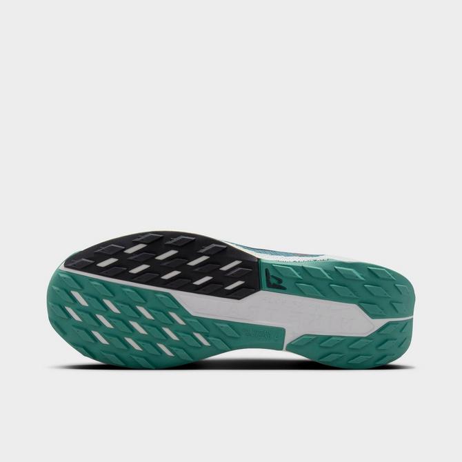 Bottom view of Men's Nike Pegasus Trail 5 Trail Running Shoes in White/Court Blue/Cedar/Black Click to zoom