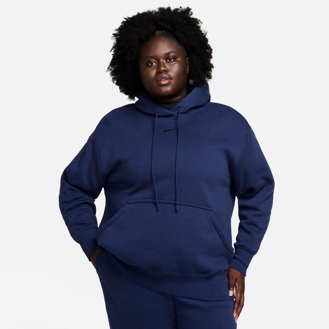 Nike Sportswear Phoenix Fleece Pullover Hoodie in Black